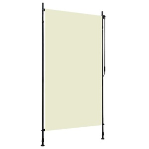 vidaXL, vidaXL Außenrollo 120 x 270 cm Creme, vidaXL Außenrollo 120 x 270 cm Creme