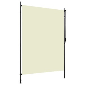 vidaXL, vidaXL Außenrollo 150 x 270 cm Creme, vidaXL Außenrollo 150 x 270 cm Creme