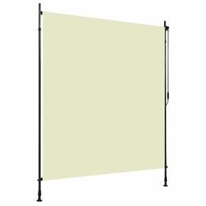 vidaXL, vidaXL Außenrollo 200 x 270 cm Creme, vidaXL Außenrollo 200 x 270 cm Creme