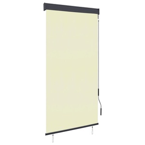 vidaXL, vidaXL Außenrollo 80 x 250 cm Cremeweiß, 