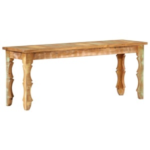 vidaXL, vidaXL Bank 110x35x45 cm Altholz Massiv, vidaXL Bank 110x35x45 cm Altholz Massiv