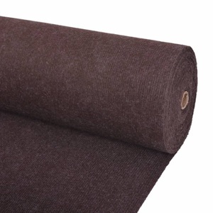 vidaXL, vidaXL Messeteppich Rillen 1,6×20 m Braun