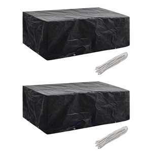 vidaXL, vidaXL Gartenmöbel-Abdeckungen 2 Stk. 8 Ösen 200x160x70 cm, vidaXL Gartenmöbel-Abdeckungen 2 Stk. 8 Ösen 200x160x70 cm