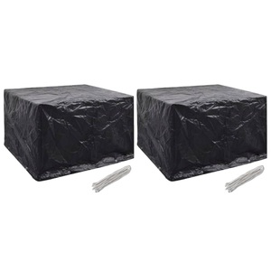 vidaXL, vidaXL Gartenmöbel-Abdeckungen 2 Stk. 8 Ösen 135x135x90 cm, vidaXL Gartenmöbel-Abdeckungen 2 Stk. 8 Ösen 135x135x90 cm