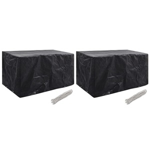 vidaXL, vidaXL Gartenmöbel-Abdeckungen 2 Stk. 8 Ösen 180x70x90 cm, vidaXL Gartenmöbel-Abdeckungen 2 Stk. 8 Ösen 180x70x90 cm