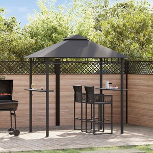 Diverse Hardware, BBQ-Pavillon 240x150x255 cm Anthrazit Stahl