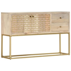 Sideboard Golden 120 x 30 x 75 cm Mango-Massivholz
