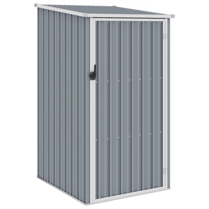 vidaXL, vidaXL Gerätehaus Grau 87x98x159 cm Verzinkter Stahl, vidaXL Gerätehaus Grau 87x98x159 cm Verzinkter Stahl