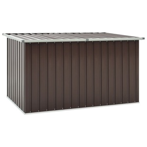 vidaXL, vidaXL Gartenbox Braun 171 x 99 x 93 cm, VidaXL - Aufbewahrungsbox stahl, One Size, Braun
