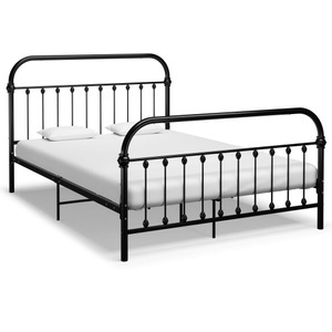 Diverse Hardware, Bettgestell Schwarz Metall 120x200 cm, vidaXL Bettgestell Schwarz Metall 120x200 cm