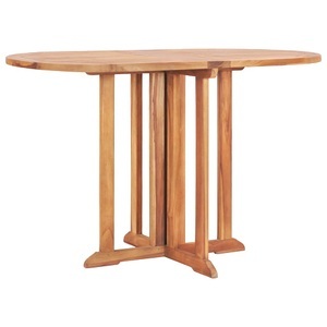 Diverse Hardware, Schmetterling Gartentisch Klappbar 120x70x75cm Teak Massivholz