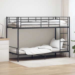 Diverse Hardware, Etagenbett Schwarz Metall 90x200 cm
