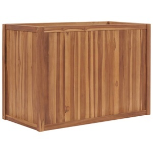 vidaXL, vidaXL Hochbeet 100x50x70 cm Massivholz Teak, vidaXL Hochbeet 100x50x70 cm Massivholz Teak