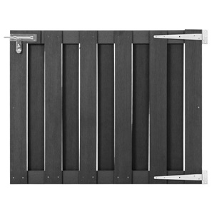 Diverse Hardware, Gartentor WPC 100 x 80 cm Grau, vidaXL Gartentor WPC 100 x 80 cm Grau
