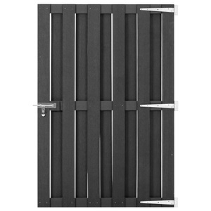 Diverse Hardware, Gartentor WPC 100 x 150 cm Grau, vidaXL Gartentor WPC 100 x 150 cm Grau