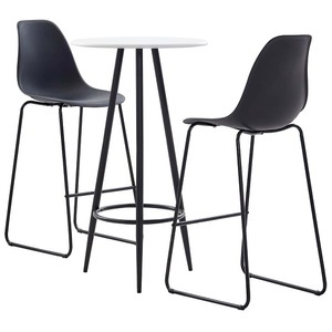 Diverse Hardware, 3-tlg. Bar-Set Kunststoff Schwarz