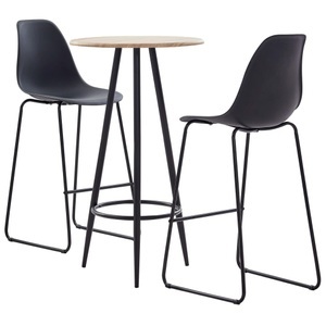 Diverse Hardware, 3-tlg. Bar-Set Kunststoff Schwarz