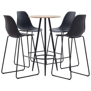 Diverse Hardware, 5-tlg. Bar-Set Kunststoff Schwarz