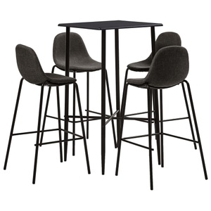 Diverse Hardware, 5-tlg. Bar-Set Stoff Dunkelgrau