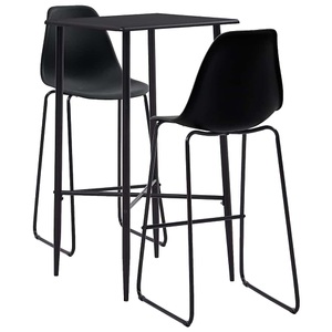 Diverse Hardware, 3-tlg. Bar-Set Kunststoff Schwarz