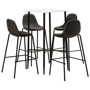 Diverse Hardware, 5-tlg. Bar-Set Stoff Dunkelgrau