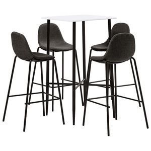 Diverse Hardware, 5-tlg. Bar-Set Stoff Dunkelgrau