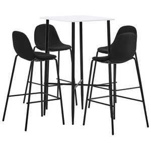 Diverse Hardware, 5-tlg. Bar-Set Stoff Schwarz
