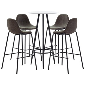 Diverse Hardware, 5-tlg. Bar-Set Stoff Dunkelgrau
