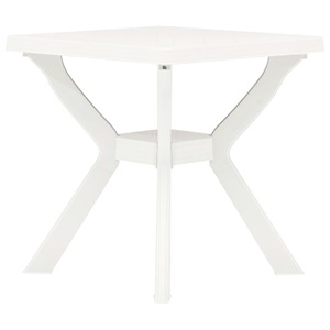 vidaXL Bistrotisch Weiß 70x70x72 cm Kunststoff