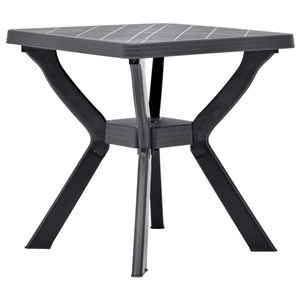 Diverse Hardware, Bistrotisch Anthrazit 70x70x72 cm Kunststoff