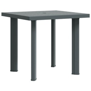 vidaXL, vidaXL Gartentisch Grün 80 x 75 x 72 cm Kunststoff
