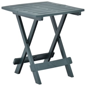 vidaXL, vidaXL Gartentisch Klappbar Grün 45x43x50 cm Kunststoff