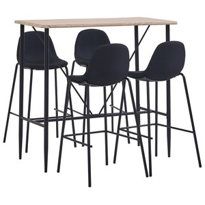 Diverse Hardware, 5-tlg. Bar-Set Stoff Schwarz