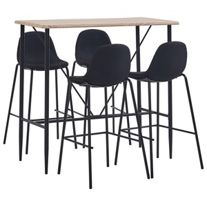 Diverse Hardware, 5-tlg. Bar-Set Stoff Schwarz
