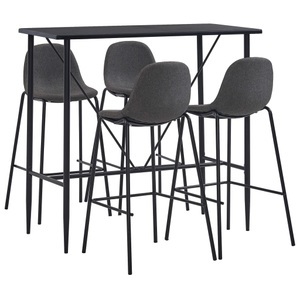 Diverse Hardware, 5-tlg. Bar-Set Stoff Dunkelgrau