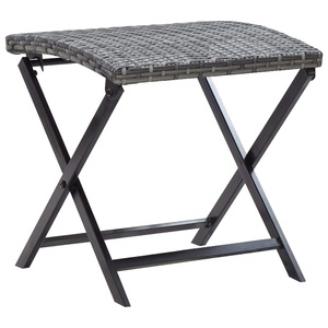 Diverse Hardware, Klapphocker Poly Rattan Grau