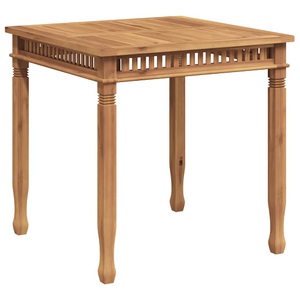 Diverse Hardware, Garten-Esstisch 80x80x80 cm Massivholz Teak