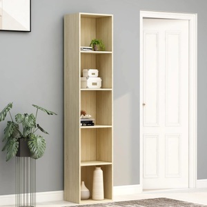 vidaXL, vidaXL Bücherregal Sonoma-Eiche 40x30x189 cm Spanplatte