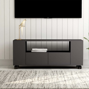 Diverse Hardware, TV-Schrank Grau 120x35x43 cm Spanplatte, 