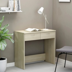 vidaXL, vidaXL Schreibtisch Sonoma-Eiche 80×40×75 cm Spanplatte, vidaXL Schreibtisch Sonoma-Eiche 80x40x75 cm Holzwerkstoff