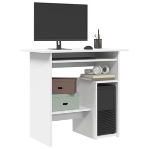 vidaXL, vidaXL Schreibtisch Weiß 80 x 45 x 74 cm Spanplatte