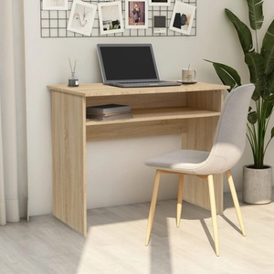 Diverse Hardware, Schreibtisch Sonoma-Eiche 90x50x74 cm Spanplatte, 