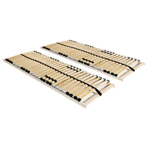 Diverse Hardware, Lattenroste 2 Stk. mit 28 Latten 7 Zonen 70 x 200 cm, vidaXL Lattenroste 2 Stk. mit 28 Latten 7 Zonen 70x200 cm