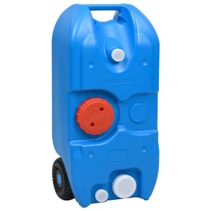 Diverse Hardware, Camping-Wassertank mit Rollen 40 L Blau, vidaXL Camping-Wassertank mit Rollen 40 L Blau