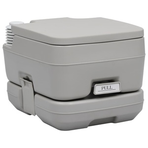 Diverse Hardware, Tragbare Campingtoilette Grau 10 + 10 L, vidaXL Tragbare Campingtoilette Grau 10 + 10 L