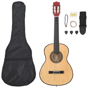 vidaXL, vidaXL 8-tlg. Klassische Gitarre für Kinder und Anfänger 3/4 36