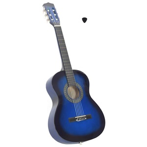 vidaXL, vidaXL Klassikgitarre für Anfänger und Kinder Blau 3/4 36