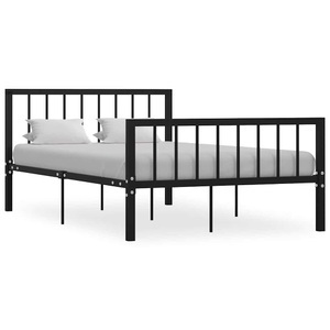 Diverse Hardware, Bettgestell Schwarz Metall 120x200 cm, vidaXL Bettgestell Schwarz Metall 120x200 cm