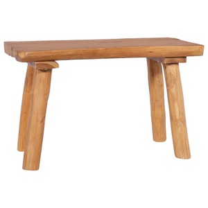 vidaXL, vidaXL Gartenbank 80 cm Massivholz Teak, 