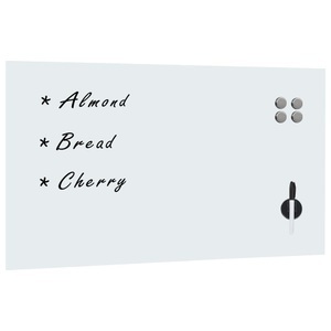 Diverse Hardware, Magnettafel Wandmontage Glas 120 x 60 cm, vidaXL Magnettafel Wandmontage Glas 120x60 cm